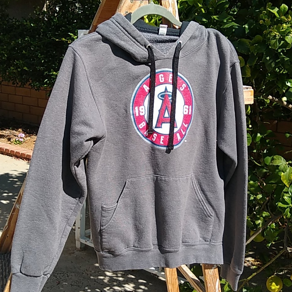 Fruit of  theLoom Angels Baseball Hoodie Small